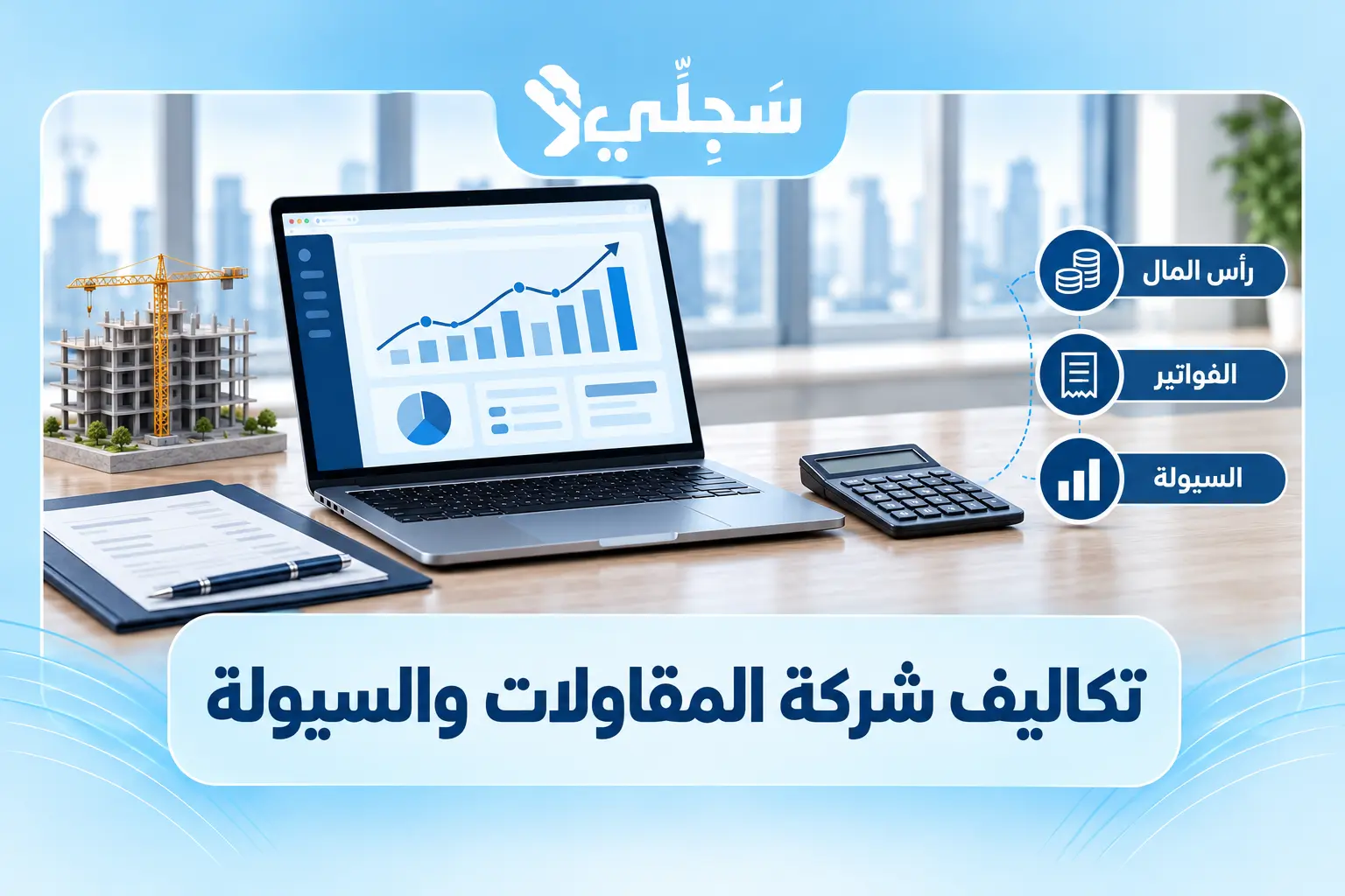 الجانب المحاسبي والتكاليف لشركة مقاولات أجنبية في السعودية
